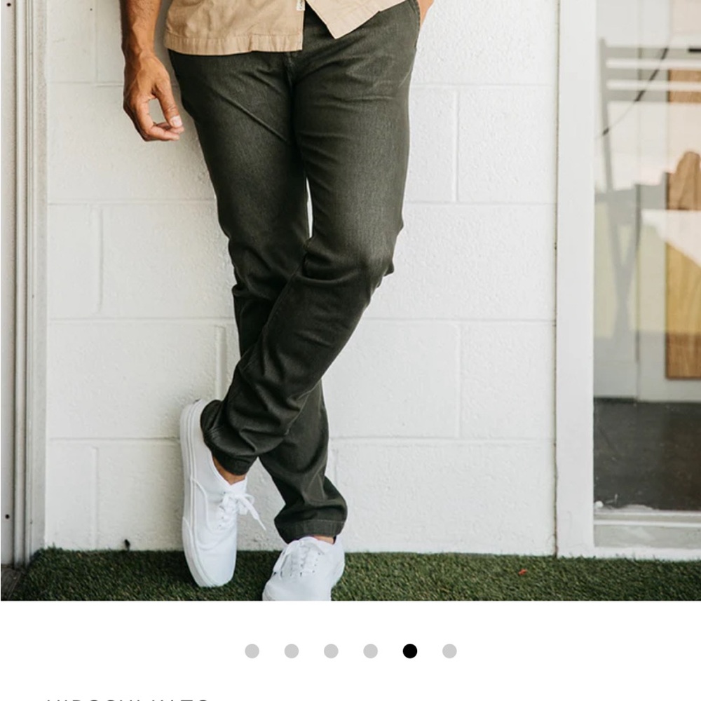 HIROSHI KATO “The Axe” Chino style pants in Military Green